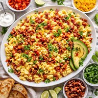 Loaded Scrambled Eggs for a Crowd