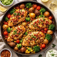 Loaded Skillet Chicken Dinner
