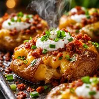 Loaded Smashed Potatoes