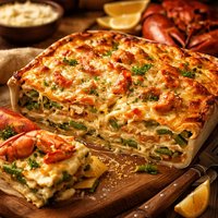 Lobster and Asparagus Lasagna