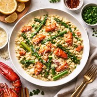Lobster and Asparagus Risotto