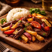 Lomo Saltado Peruvian Beef and Potato Stir Fry