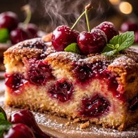 Lomousin Cherry Pudding Cake
