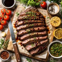 London Broil W Balsamic Kick