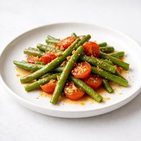 Long Beans with Tomatoes
