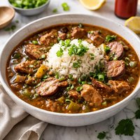 Louisiana Chicken and Sausage Gumbo the Real Stuff