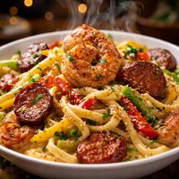 Louisiana Mardi Gras Pasta