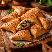 Lovely Spanakotiropitakia