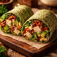 Low-Carb Chicken Avocado Wrap