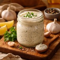 Low Cal Creamy Garlic Dressing