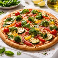 Low Cal Veggie Pizza