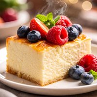 Low Calorie and Low Fat Cheesecake Crustless