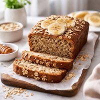 Low Calorie Banana Oatmeal Bread