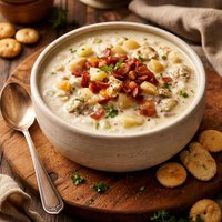 Low Calorie Boston Clam Chowder