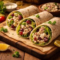 Low Calorie Chicken Salad Wraps