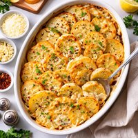 Low Calorie Parmesan Potatoes Au Gratin