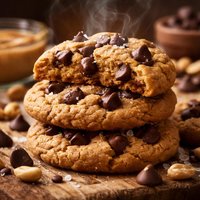 Low Calorie Peanut Butter Chocolate Chip Cookies