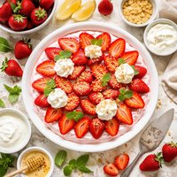 Low Calorie Strawberry Pie No Crust