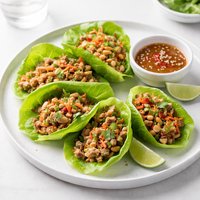 Low Calorie Thai Lettuce Wraps