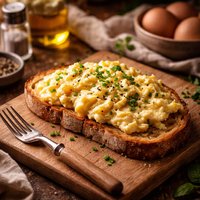 Low Gi Creamy Scrambled Eggs