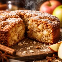 Low Sugar Apple Cake