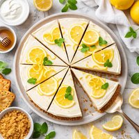 Low Sugar Low Fat Lemon Cheesecake