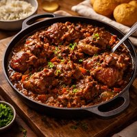 Lowcountry Oxtails with Ham Hocks