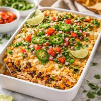 Lower Fat Chicken Chalupa Casserole