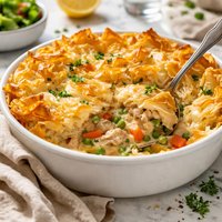 Lower Fat Chicken Pot Pie with Phyllo