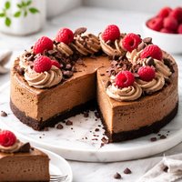 Lower Fat Chocolate Cheesecake