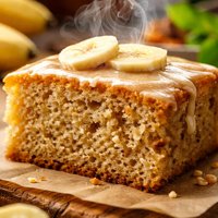 Lower Fat Easy Banana Cake