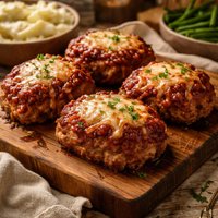 Lower Fat Li L Cheesy Mini Meatloafs Oamc