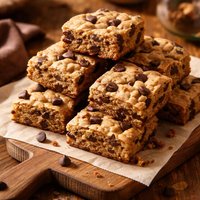 Lower Fat Peanut Butter Chocolate Chip Bars