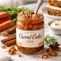 Lower Sugar Carrot Cake Jam