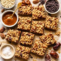 Lower Sugar Oatmeal Caramelita Bars