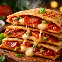 Lunchbox Pizza Quesadilla