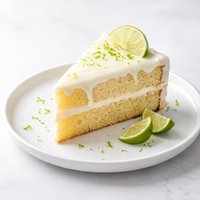 Luscious Glazed Key Lime Cake
