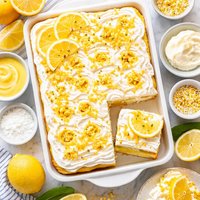 Luscious Lemon Poke Cake