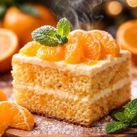 Luscious Mandarin Orange Cake