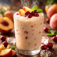 Luscious White Cranberry Peach Smoothie