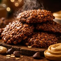 Lynn Easy Chocolate Peanut Butter No Bake Cookies