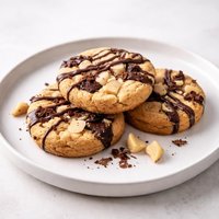 Macadamia and Chocolate Shortbread