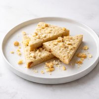 Macadamia and Ginger Shortbread