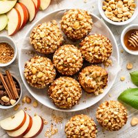Macadamia Apple Muffins