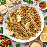 Macadamia Parmesan Sole