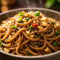Macadamia Sesame Soba Noodles