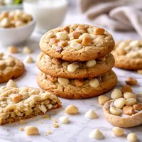 Macadamia White Chocolate Chip Cookies