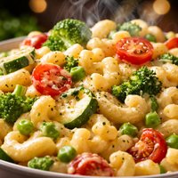 Macaroni and Cheese Primavera