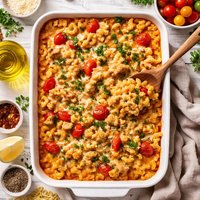 Macaroni and Chicken Casserole