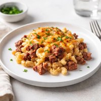 Macaroni and Corned Beef Casserole